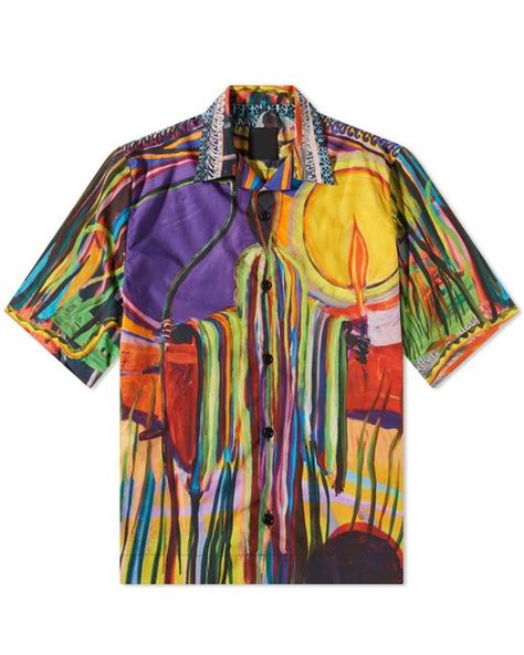 colorful givenchy shirt|Givenchy hawaiian shirts.